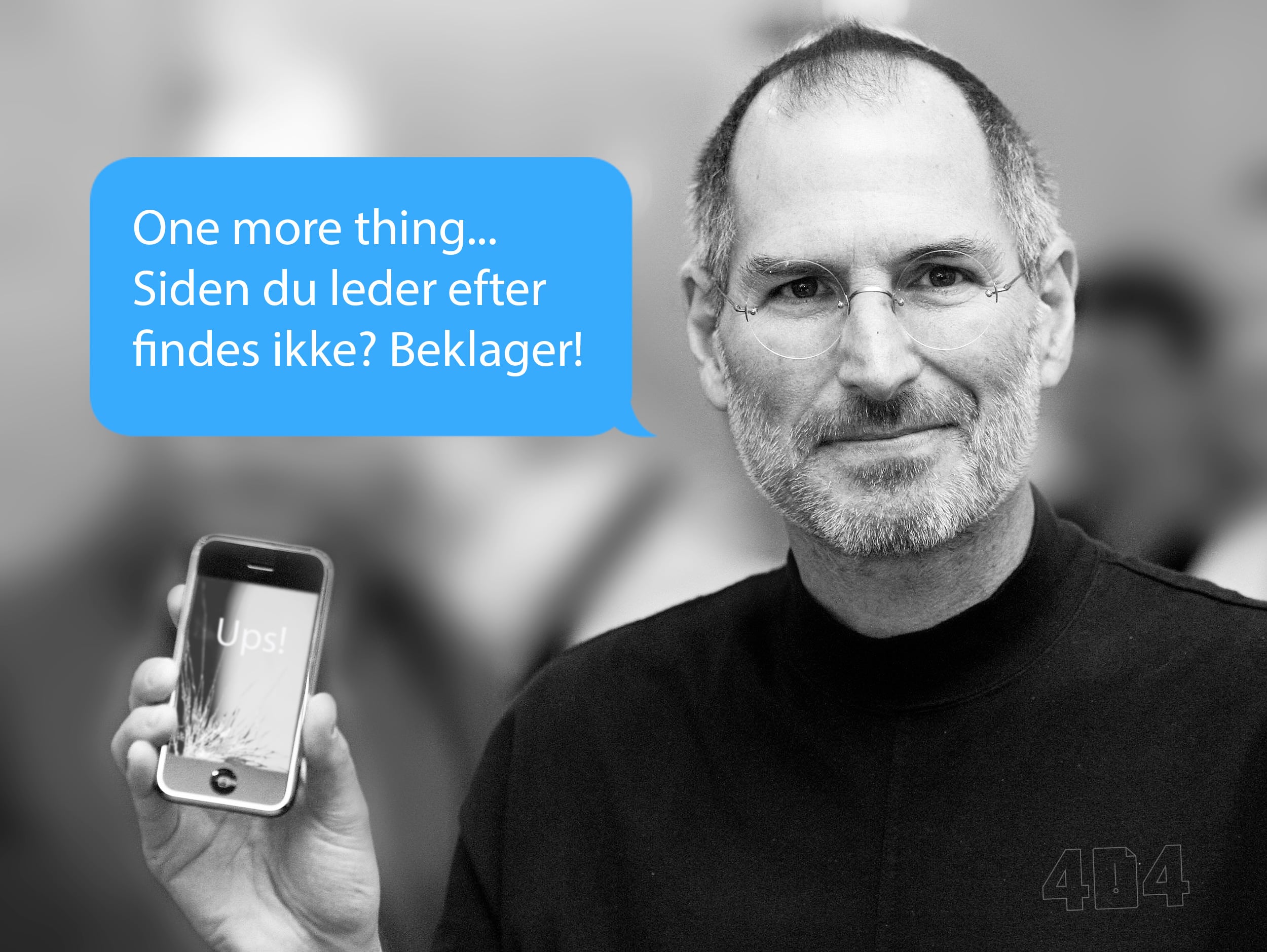 Steve Jobs fejl 404